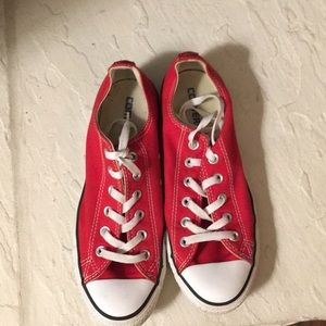 Red converse